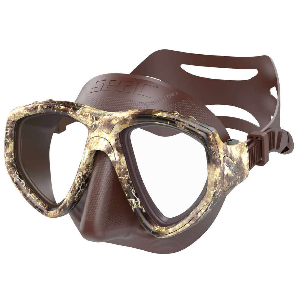 Freediving Mask One Camo-Brown Seac 9451CM