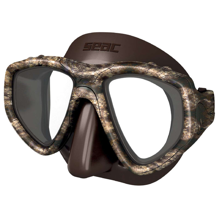 Freediving Mask One Camo-Brown Seac 9451CM
