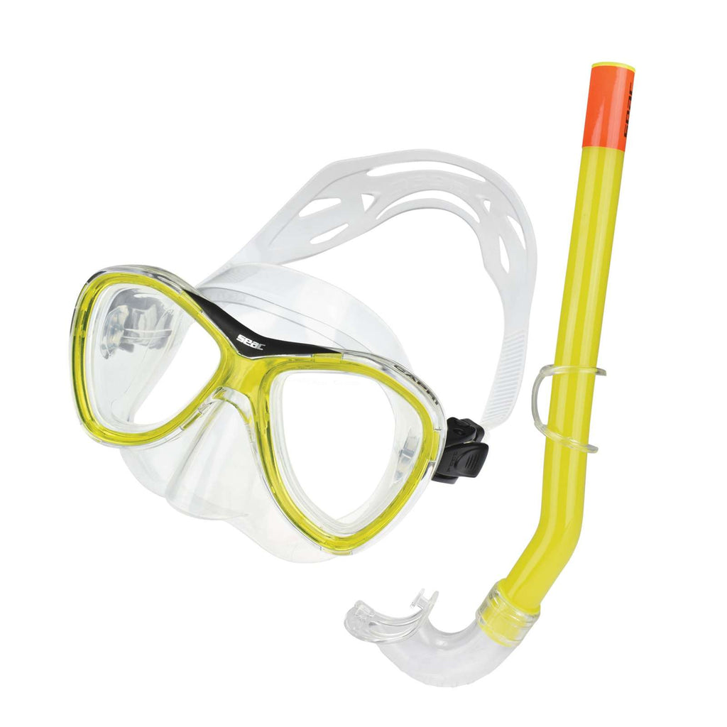 Set de snorkeling Capri Slt Z Grande Clear-Yellow Seac 9464Y