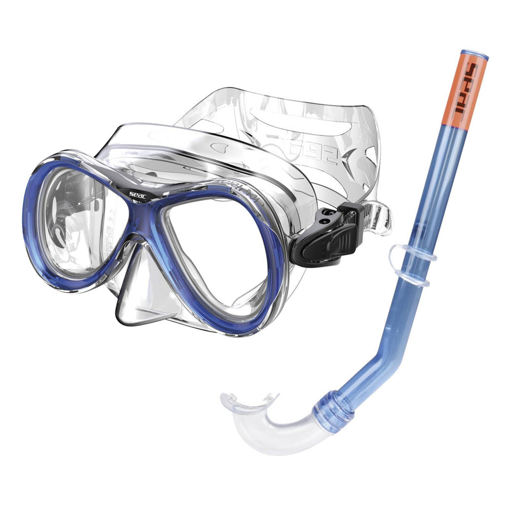 Set snorkeling Capri Md Trasparente-Blu Seac 9465B