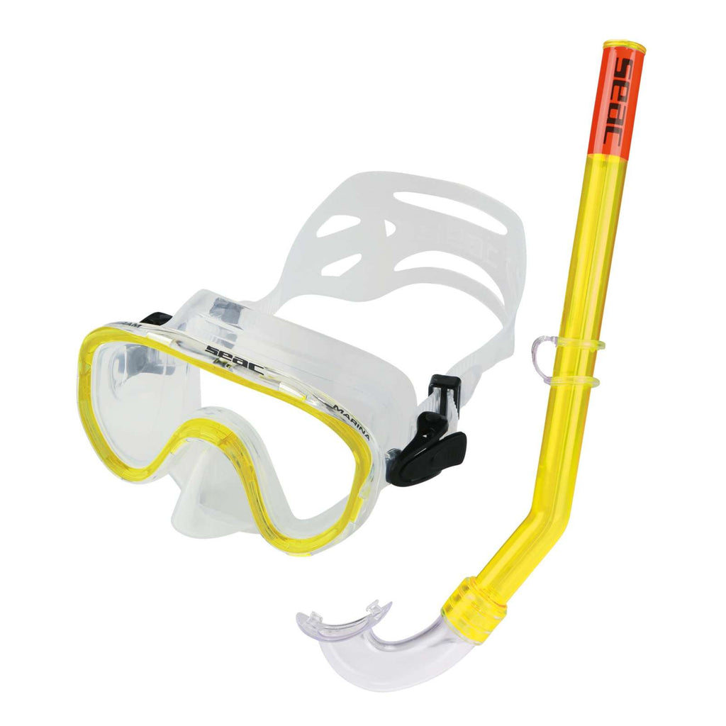 Set de snorkeling Marina Z Piccolo Clear-Yellow Seac 9467Y