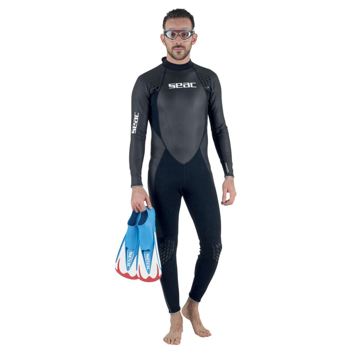 Masque de natation Vision Hd Clear-Rouge Seac 9908R