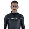 Masque de natation Vision Hd Clear-Rouge Seac 9908R