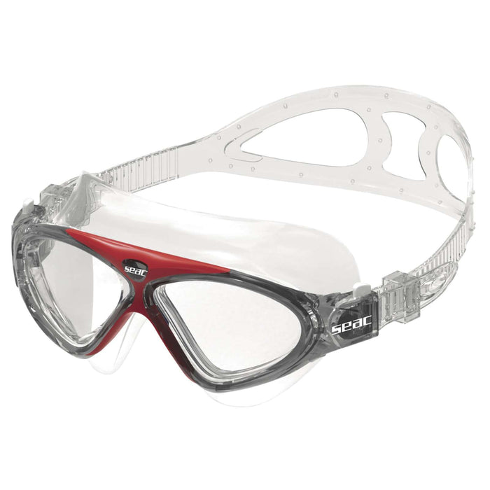 Masque de natation Vision Hd Clear-Rouge Seac 9908R