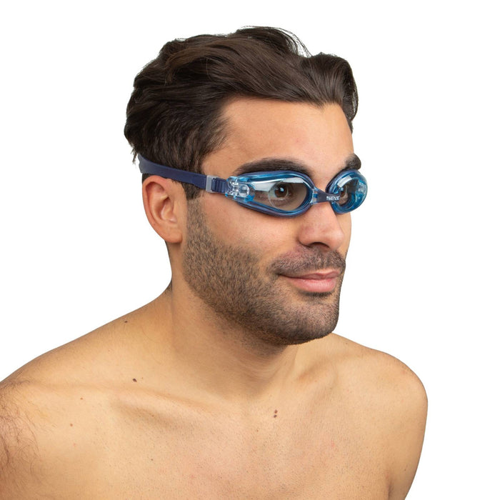 Gafas de natación Jump Azul Lentes Azul Claro Seac 9913B