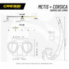 Snorkeling Kit Metis and Corsica Hunter Camo-Black Cressi XDM103051