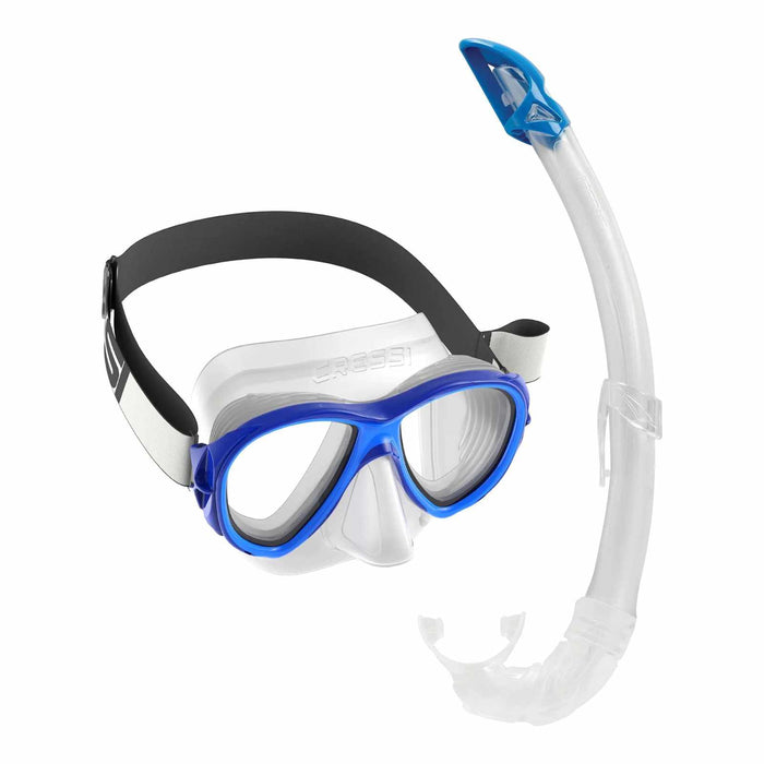 Snorkeling Kit Samoa and Mexico Transparent-Blue Cressi DM291020