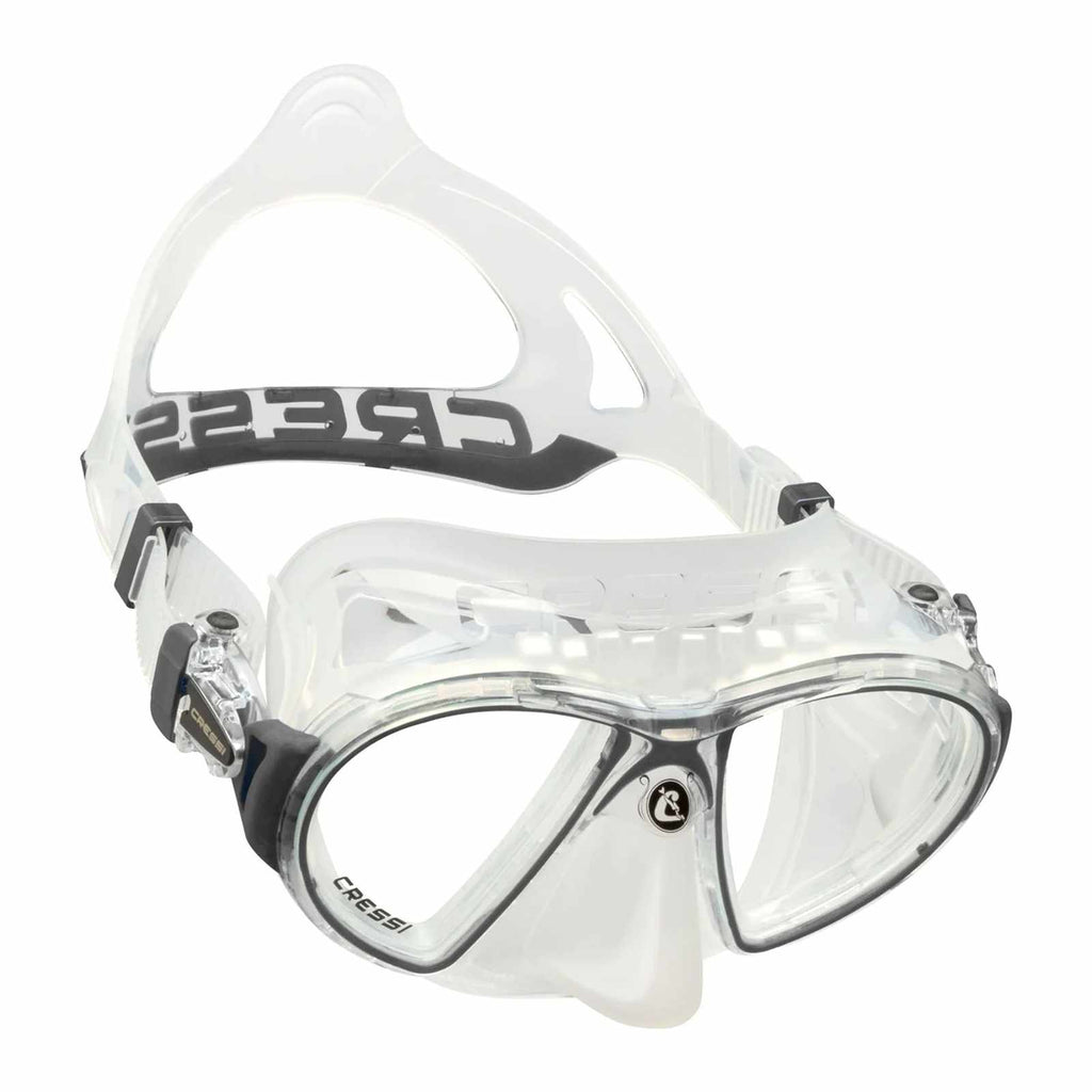 Diving Silicone Mask Zeus Transparent-Black Cressi DS470050