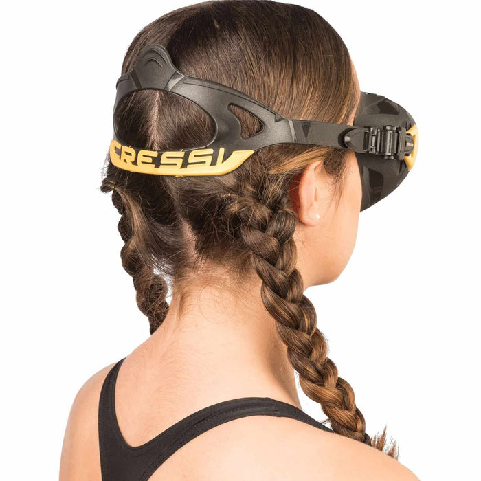 Diving Silicone Mask Zeus Dark-Gold Cressi DS475009