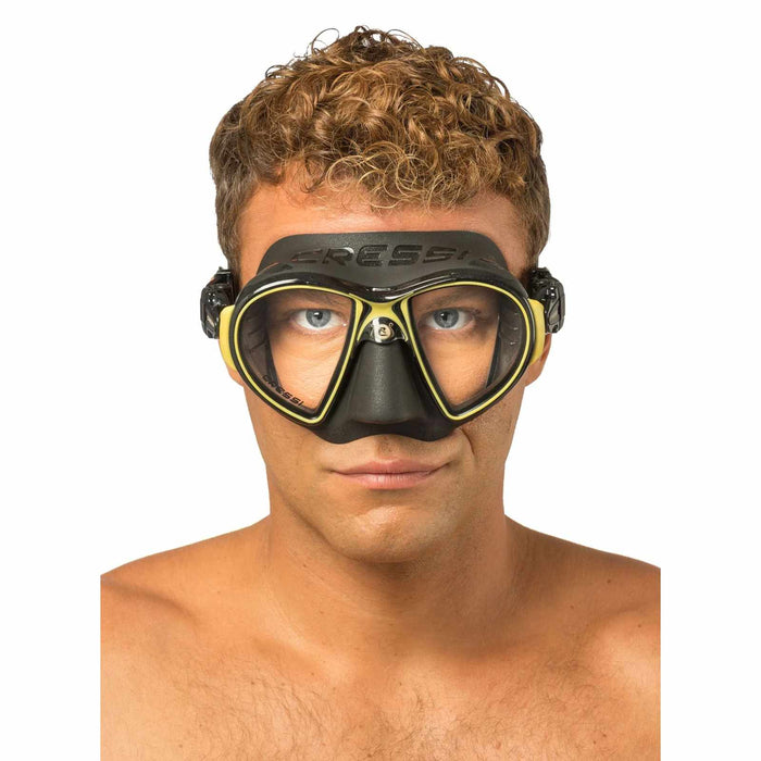 Diving Silicone Mask Zeus Dark-Gold Cressi DS475009
