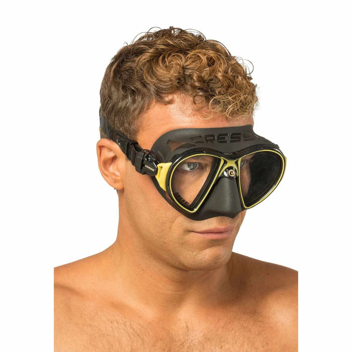 Diving Silicone Mask Zeus Dark-Gold Cressi DS475009