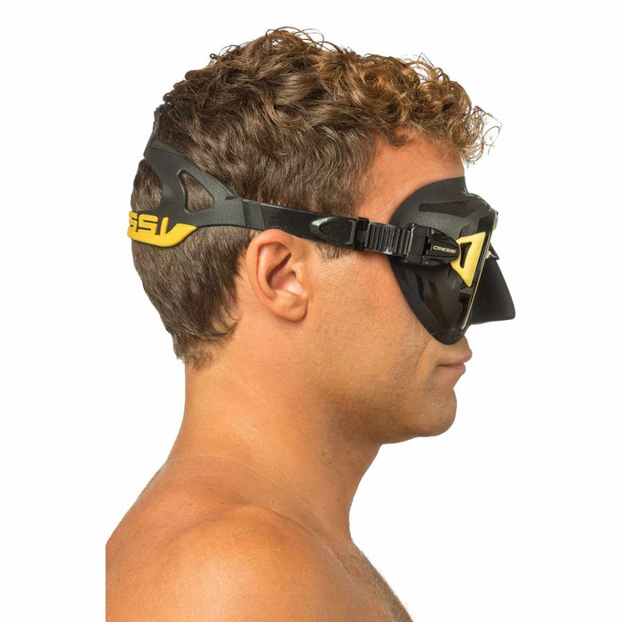 Diving Silicone Mask Zeus Dark-Gold Cressi DS475009