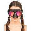 Maschera da Immersione in Silicone Zeus Lenti Nero-Arancio Cressi DS4750509