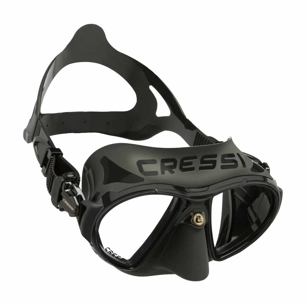 Maschera da Immersione in Silicone Zeus Nero Scuro Cressi DS475050