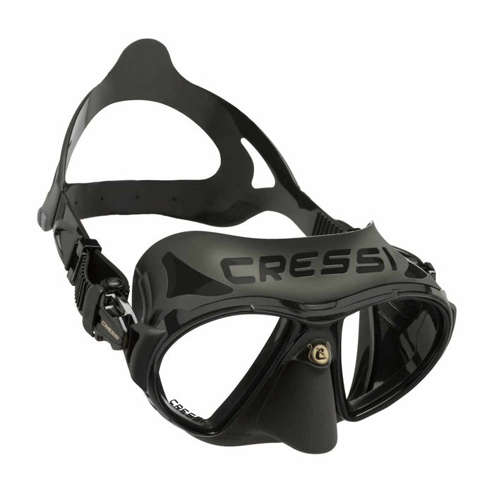 Maschera da Immersione in Silicone Zeus Nero Scuro Cressi DS475050