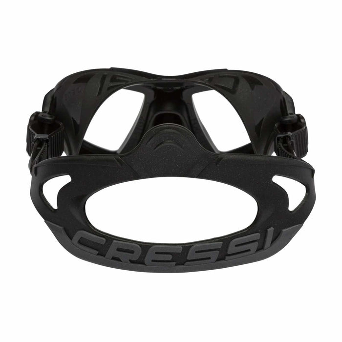 Maschera da Immersione in Silicone Zeus Nero Scuro Cressi DS475050