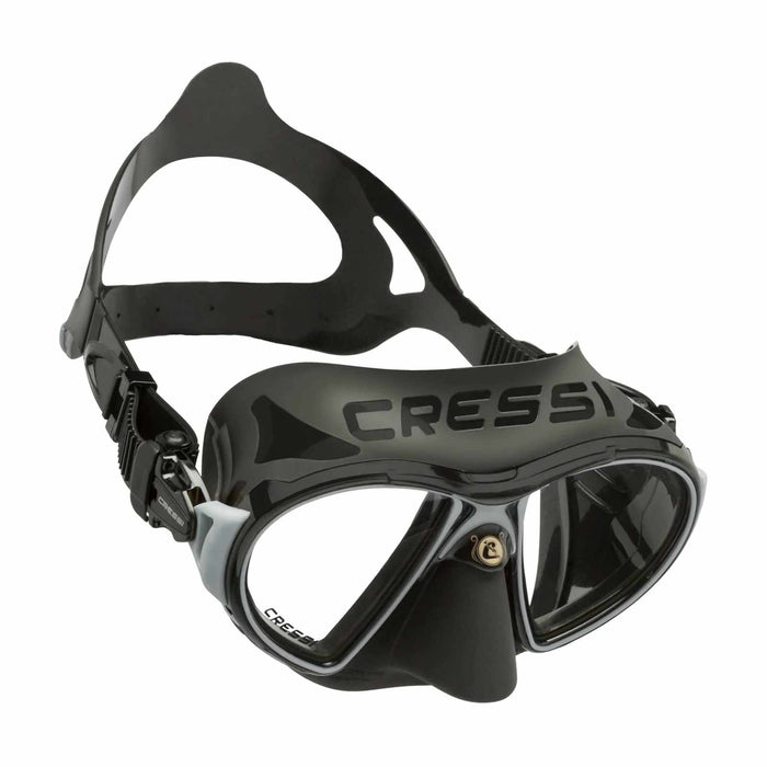 Diving Silicone Mask Zeus Black-Silver Cressi DS475051