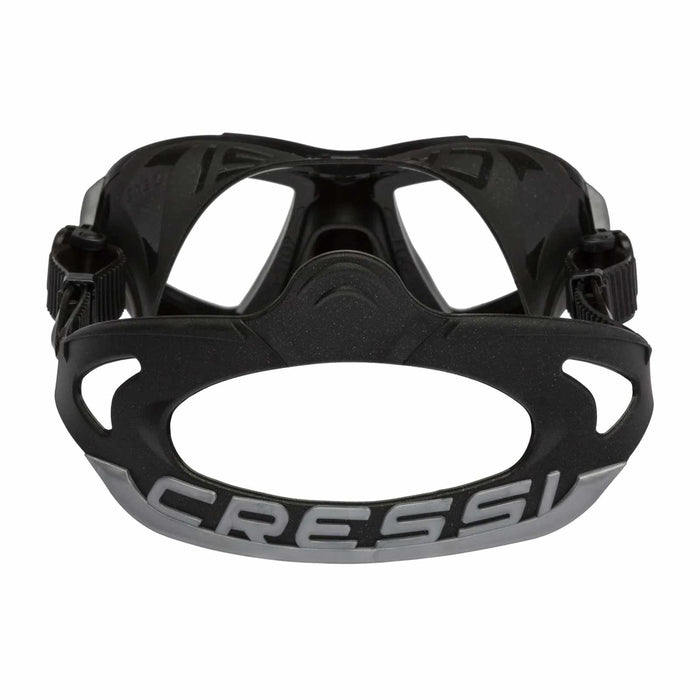 Diving Silicone Mask Zeus Black-Silver Cressi DS475051