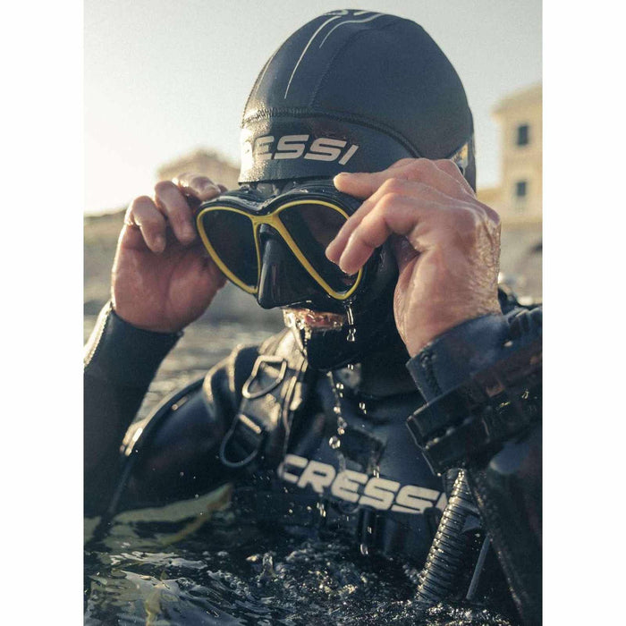 Diving Silicone Mask Zeus Black-Silver Cressi DS475051