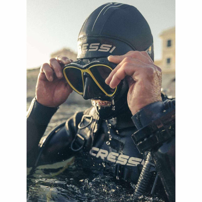 Maschera da Immersione in Silicone Zeus Rosso Scuro Cressi DS475058
