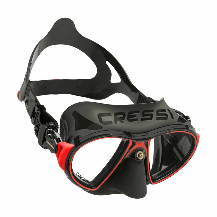 Maschera da Immersione in Silicone Zeus Rosso Scuro Cressi DS475058