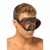 Maschera da Immersione in Silicone Zeus Rosso Scuro Cressi DS475058