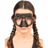 Maschera da Immersione in Silicone Zeus Rosso Scuro Cressi DS475058