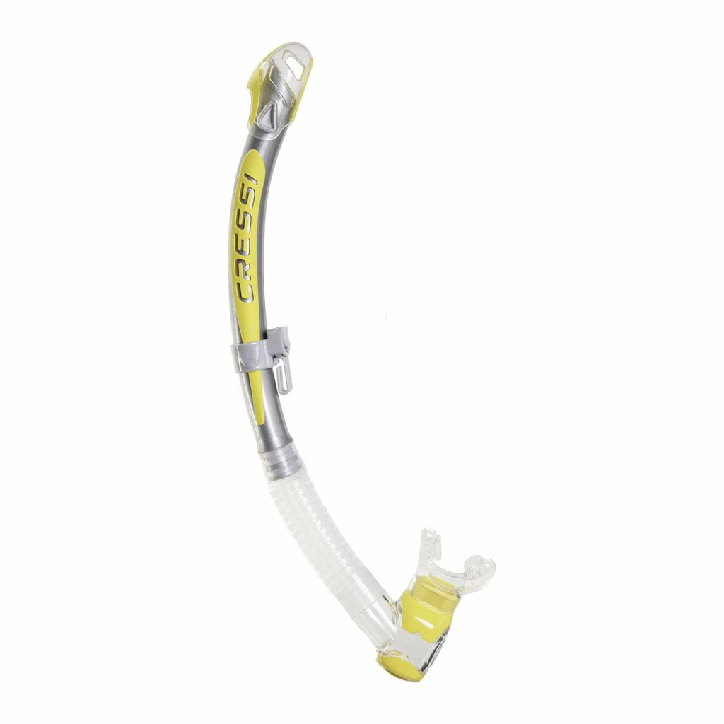 Snorkel Tube Corfu Silver-Yelow Cressi ES300051