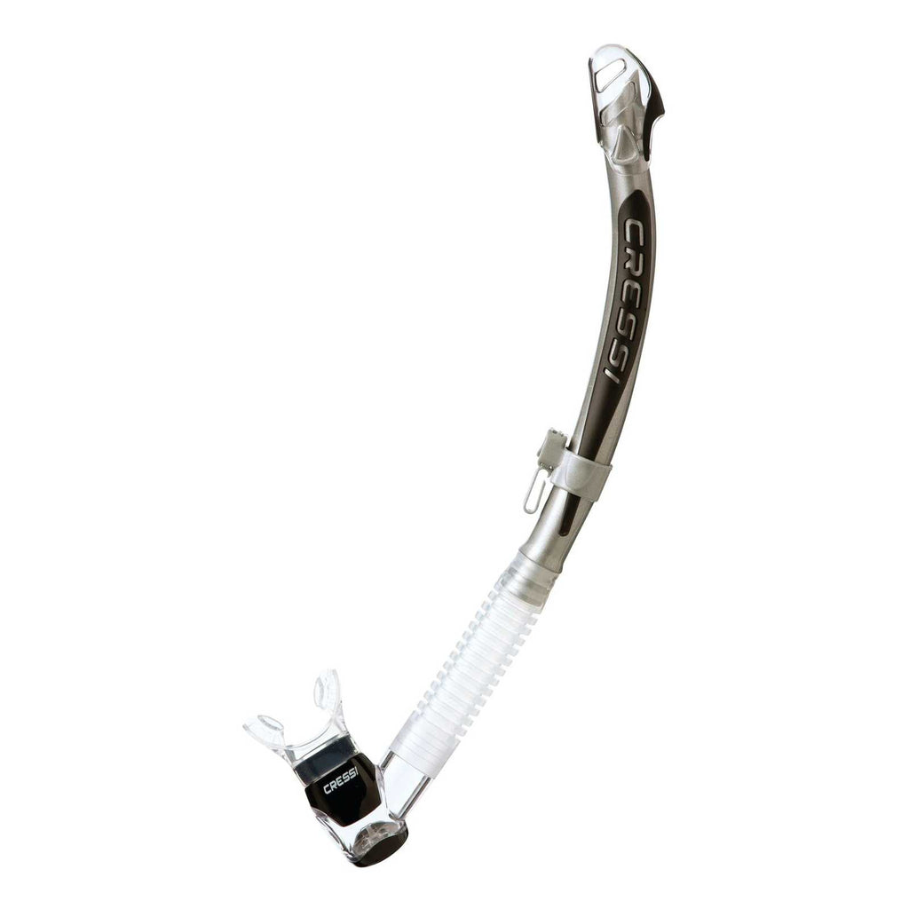 Snorkel Tube Corfu Silver-Black Cressi ES300055