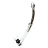 Snorkel Tube Corfu Silver-Black Cressi ES300055