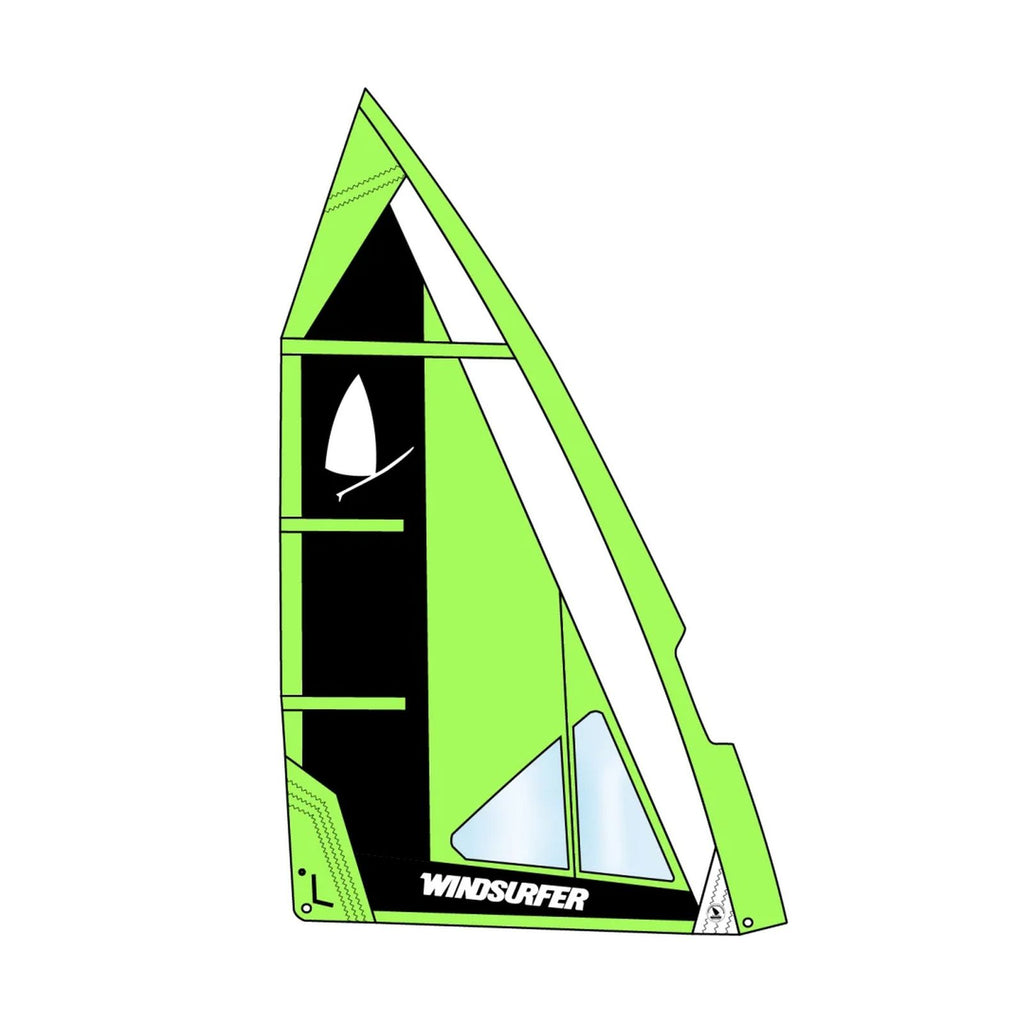 Vela Windsurfer LT Negra-Verde 5,7 Exocet AR01576