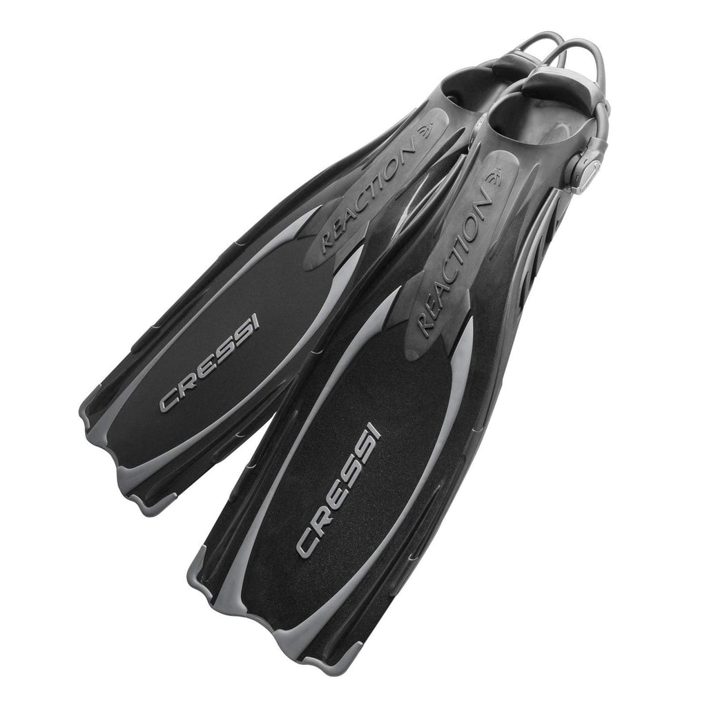 Diving Fins Reaction Ebs Black-Silver S-M-EU 39-42-UK 4-7 Cressi BE095540