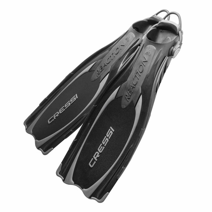 Diving Fins Reaction Ebs Black-Silver M-L-EU 42-45-UK 7-10 Cressi BE095542