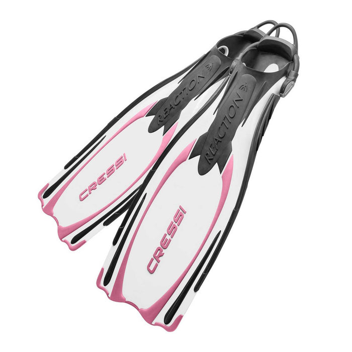 Diving Fins Reaction Ebs White-Pink S-M-EU 39-42-UK 4-7 Cressi BE096440