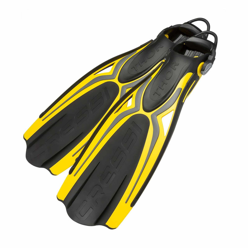 Fins de buceo Thor Ebs Negro-Amarillo XS-S-EU 36-38 -UK 3-5 Cressi BE151036