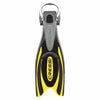Aletas de buceo Frog Plus Negro-Amarillo M-L-EU 42-45-UK 7-9 Cressi BF205142