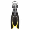 Aletas de buceo Frog Plus Negro-Amarillo M-L-EU 42-45-UK 7-9 Cressi BF205142