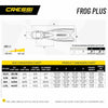 Diving Fins Frog Plus Black-Yellow L-XL-EU 45-47-UK 9-12 Cressi BF205144