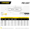 Diving Fins Prolight Yellow S-M-EU 38-41-UK 4-7 Cressi BG171040