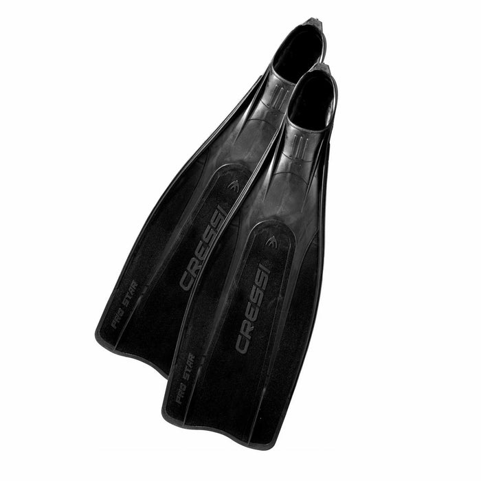 Diving Fins Pro Star Black EU 43-44-UK 8,5-9,5 Cressi BG185043