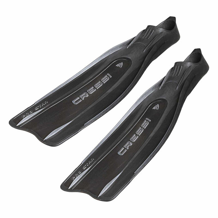 Diving Fins Pro Star Black EU 43-44-UK 8,5-9,5 Cressi BG185043