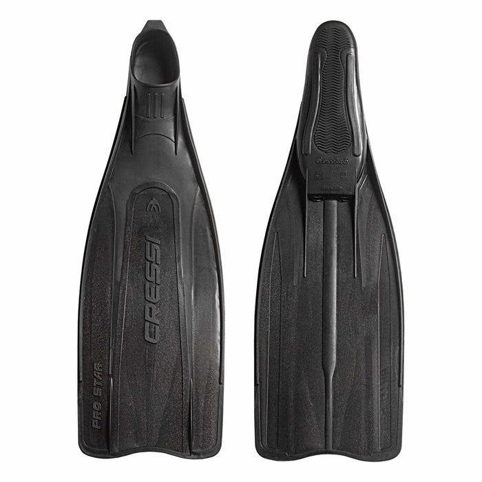 Diving Fins Pro Star Black EU 43-44-UK 8,5-9,5 Cressi BG185043
