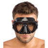 Snorkeling Kit Pro Star Black EU 45-46-UK 10-11 Cressi BG18954546