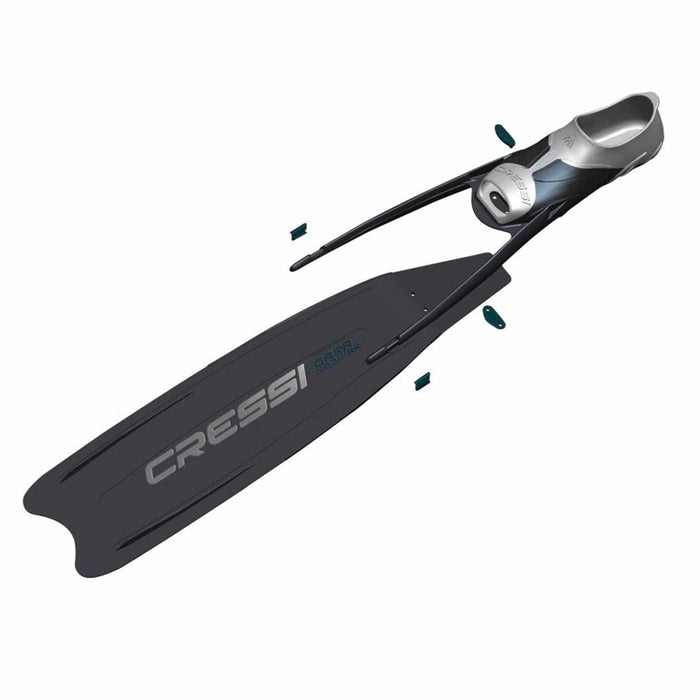 Sacca pinna Freediving Gara Modular Grigia EU 46-47-UK 11-12 Cressi BH005046