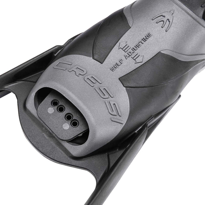 Foot Pocket Freediving Fins Gara Turbo Grey EU 44-45-UK 10-105 Cressi BH015044