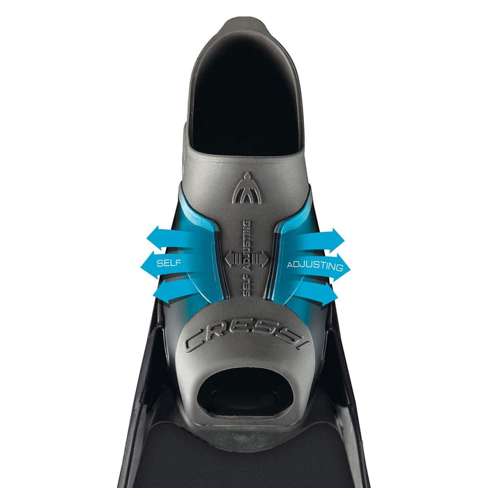 Palmes de apnée Gara Modular Sprint Bleue EU 42-43-UK 8-9 Cressi BH082042