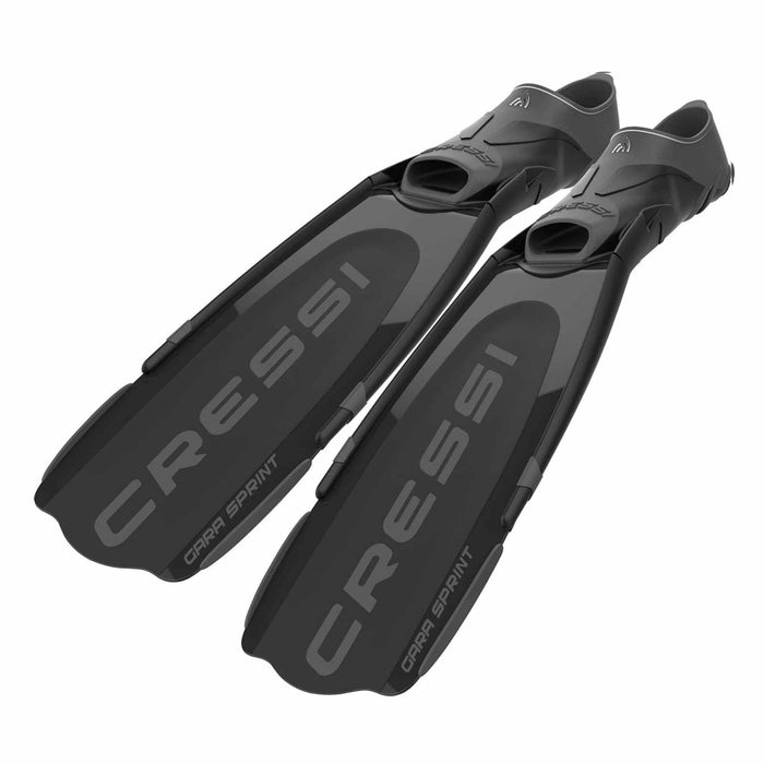 Aletas de libre inmersión Gara Modular Sprint Negra EU 42-43-UK 8-9 Cressi BH085042