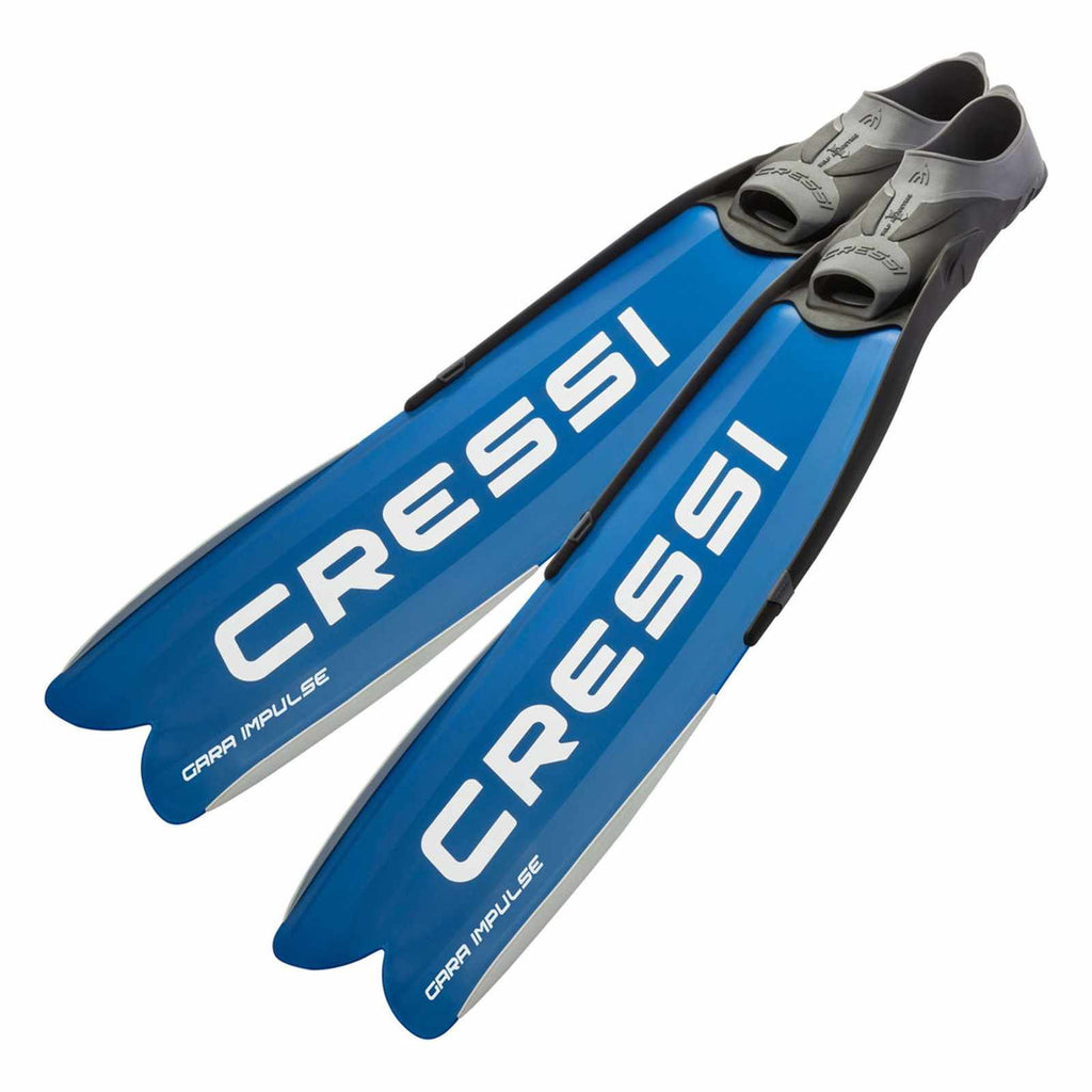 Freediving Fins Gara Modular Impulse Blue EU 46-47-UK 11-12 Cressi BH092046