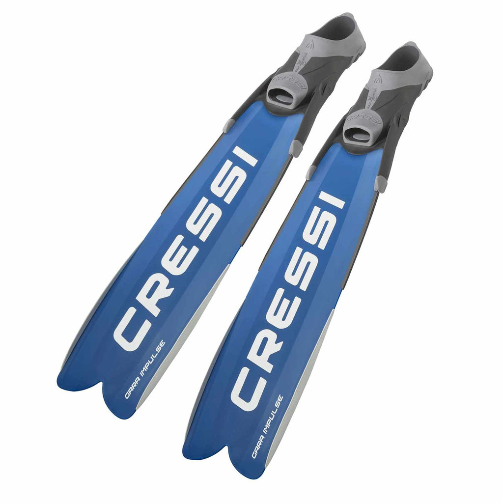 Freediving Fins Gara Turbo Impulse Blue EU 46-47-UK 11-12 Cressi BH152046