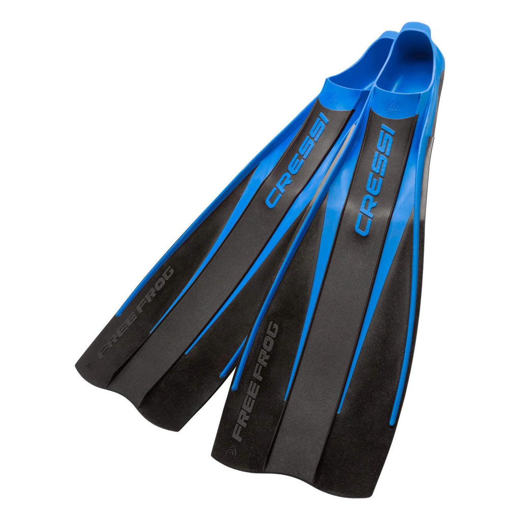 Palmes de plongée Free Frog Noir-Bleu UE 45-46-UK 10-11 Cressi BR152245